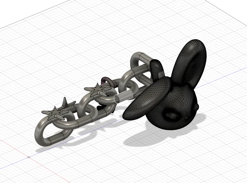 Móc khóa - Charm treo túi thỏ Y2K - Image 1