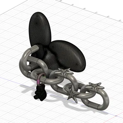 Móc khóa - Charm treo túi thỏ Y2K