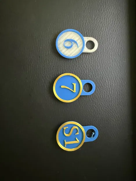 Móc khóa số nhà tùy chỉnh - Image 1