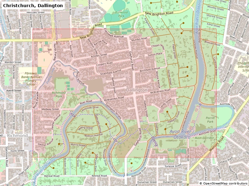 Christchurch, Dallington (New Zealand) - Miniature địa hình in 3D - Image 8