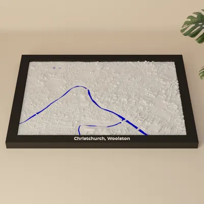 Christchurch, Woolston, New Zealand - Mô hình thu nhỏ 3D