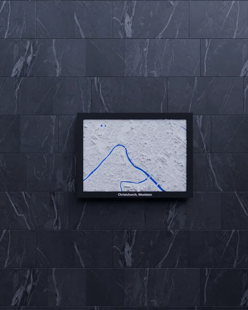 Christchurch, Woolston, New Zealand - Mô hình thu nhỏ 3D - Image 4