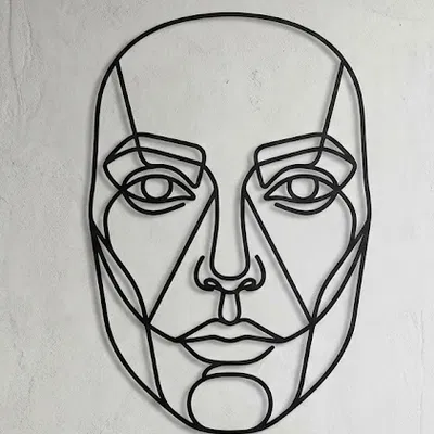 Tranh Treo Tường Hiện Đại [MIỄN PHÍ STL + SVG] Dễ In Không Cần Support