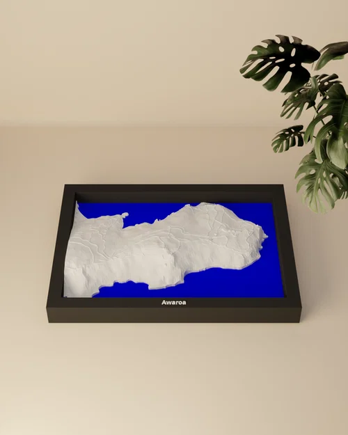 Awaroa, New Zealand - Mô hình thu nhỏ 3D - Image 1