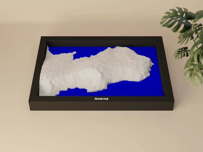 Awaroa, New Zealand - Mô hình thu nhỏ 3D - Image 2