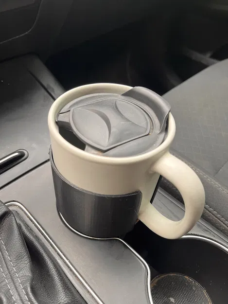 Adapter hộc để ly cho mug đế lớn (Cup Holder Adapter for Larger Mugs) - Image 1