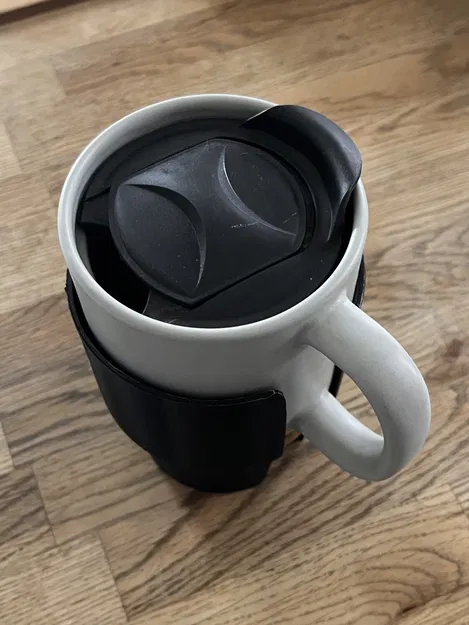 Adapter hộc để ly cho mug đế lớn (Cup Holder Adapter for Larger Mugs) - Image 2