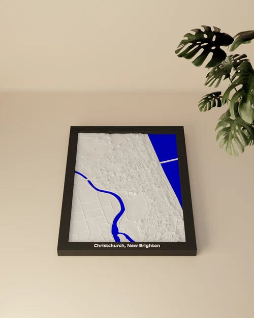 Christchurch, New Brighton, New Zealand - Mô hình 3D thu nhỏ - Image 2