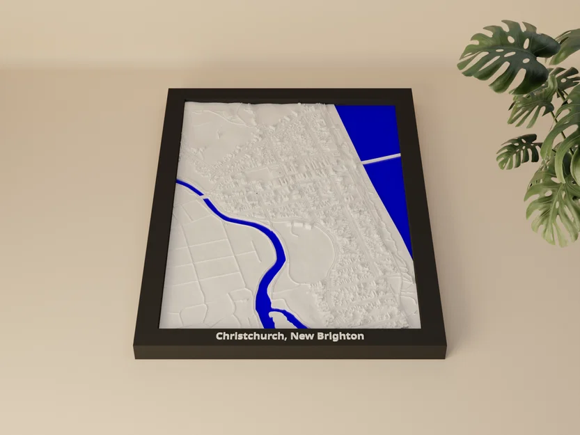Christchurch, New Brighton, New Zealand - Mô hình 3D thu nhỏ - Image 3
