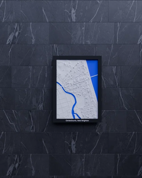 Christchurch, New Brighton, New Zealand - Mô hình 3D thu nhỏ - Image 5