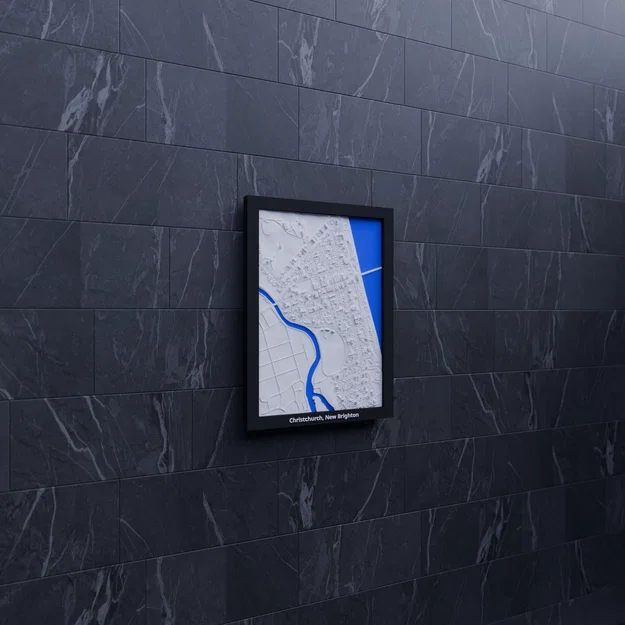 Christchurch, New Brighton, New Zealand - Mô hình 3D thu nhỏ - Image 6