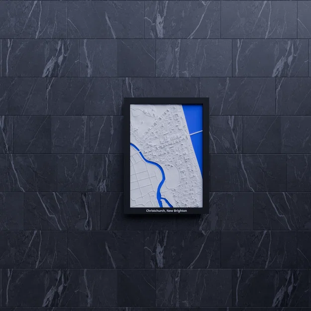 Christchurch, New Brighton, New Zealand - Mô hình 3D thu nhỏ - Image 7