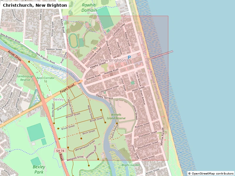 Christchurch, New Brighton, New Zealand - Mô hình 3D thu nhỏ - Image 8