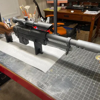 Lucius Pattern Sniper Lasgun No.98 Full Size Prop Mod