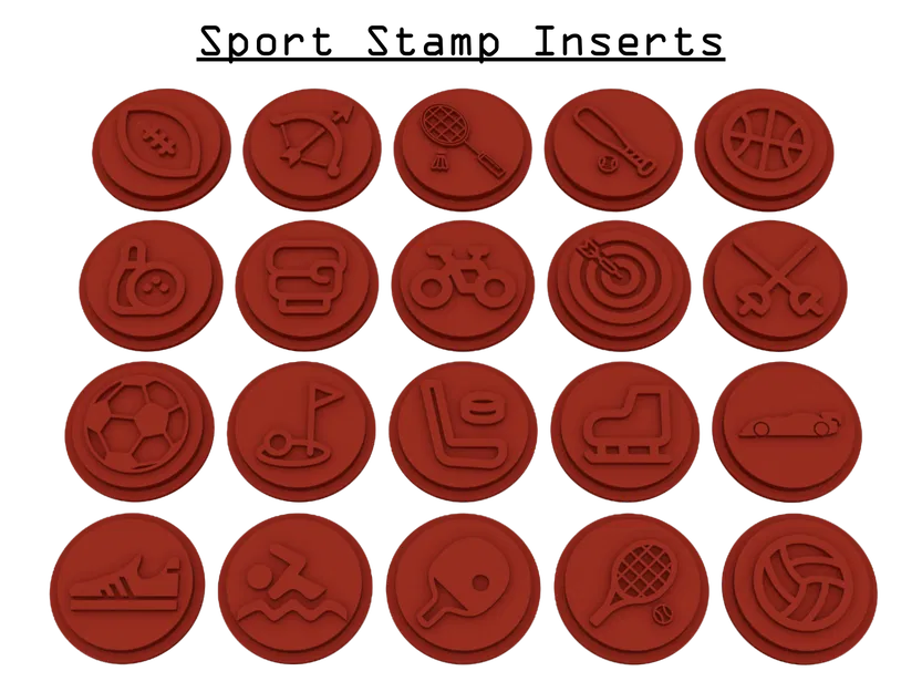 Insert Con Dấu Thể Thao (Sport Stamp Inserts) - Image 1