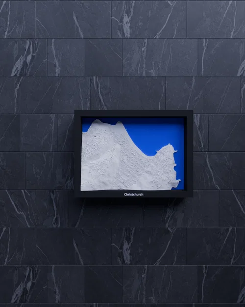 Christchurch, Sumner, New Zealand - 3D Miniature (Mô hình thu nhỏ địa hình 3D) - Image 3