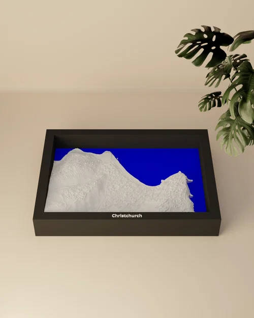 Christchurch, Sumner, New Zealand - 3D Miniature (Mô hình thu nhỏ địa hình 3D) - Image 5
