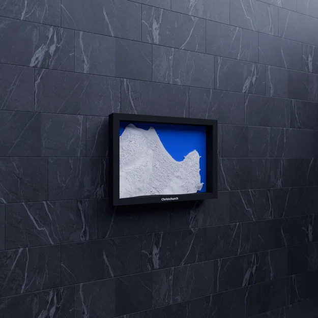 Christchurch, Sumner, New Zealand - 3D Miniature (Mô hình thu nhỏ địa hình 3D) - Image 6