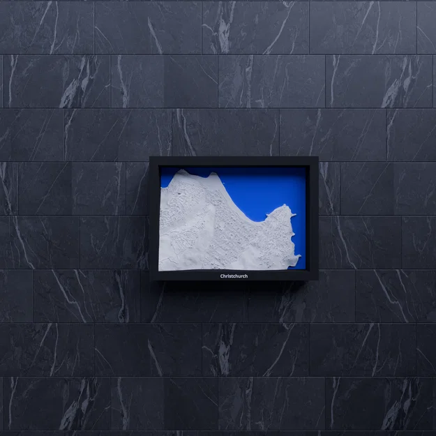 Christchurch, Sumner, New Zealand - 3D Miniature (Mô hình thu nhỏ địa hình 3D) - Image 7