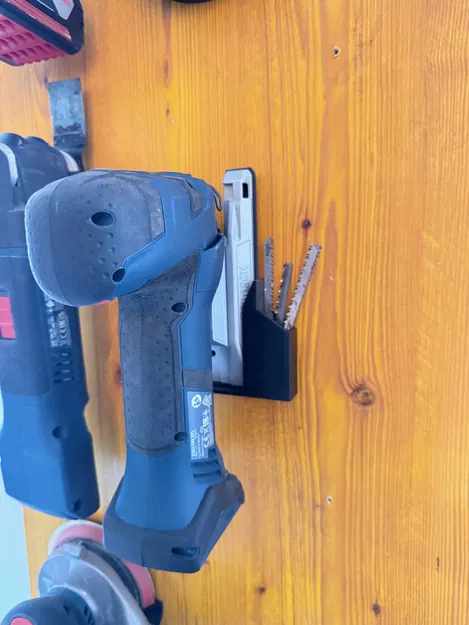 Giá treo tường máy cưa lọng Bosch kèm giá giữ lưỡi cưa - Image 2