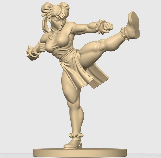 Mô hình 3D Chun Li - Image 1