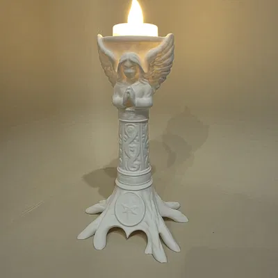 Andělský svícen – Chân nến thiên thần trang trí 3D để 3D Print