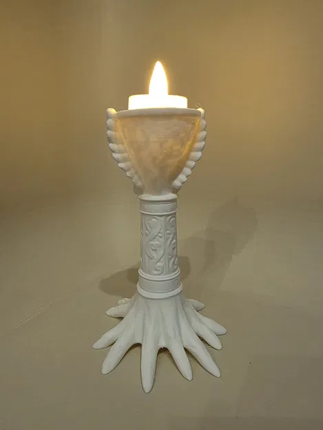 Andělský svícen – Chân nến thiên thần trang trí 3D để 3D Print - Image 3