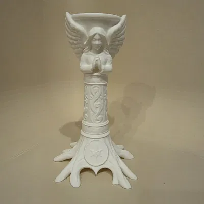 Andělský svícen – Chân nến thiên thần trang trí 3D để 3D Print
