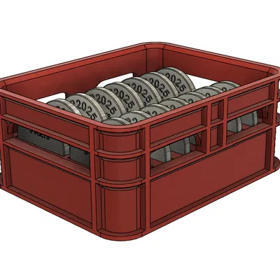 Thùng bia xếp chồng (stackable) cho pin CR2025