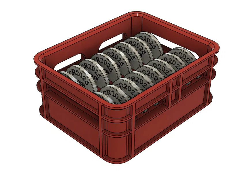 Thùng bia xếp chồng (stackable) cho pin CR2025 - Image 5