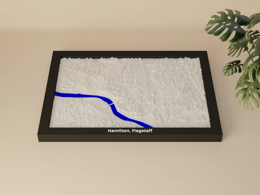 Hamilton, Flagstaff, New Zealand - Mô hình thu nhỏ 3D - Image 2