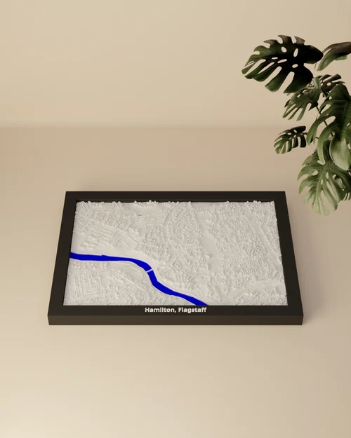 Hamilton, Flagstaff, New Zealand - Mô hình thu nhỏ 3D - Image 3