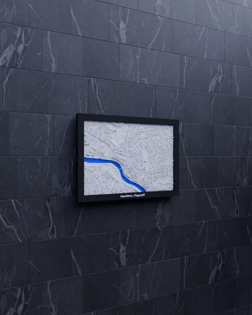 Hamilton, Flagstaff, New Zealand - Mô hình thu nhỏ 3D - Image 4