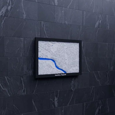 Hamilton, Flagstaff, New Zealand - Mô hình thu nhỏ 3D