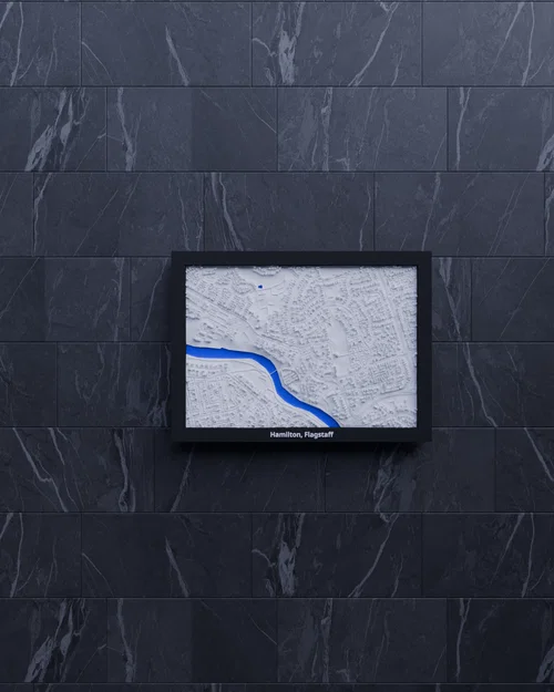 Hamilton, Flagstaff, New Zealand - Mô hình thu nhỏ 3D - Image 5