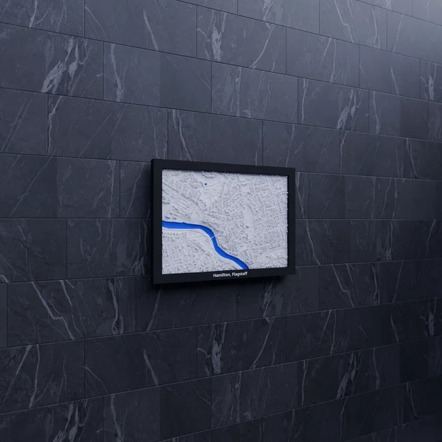 Hamilton, Flagstaff, New Zealand - Mô hình thu nhỏ 3D - Image 6