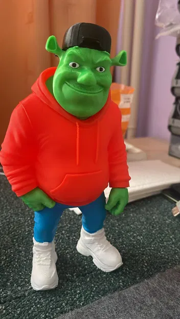 Urban Vibe Shrek – 21 cm (noAMS) | Shrek streetwear in FDM - Image 2