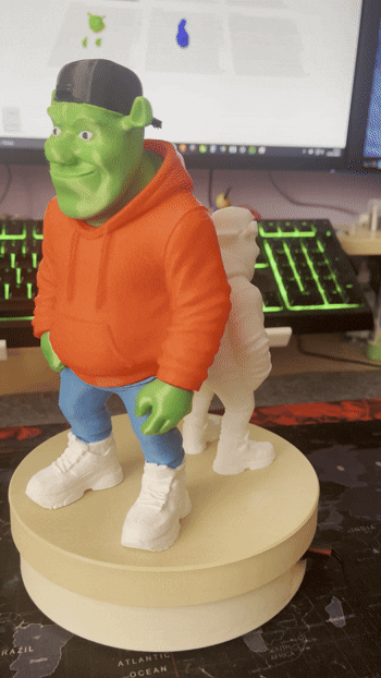 Urban Vibe Shrek – 21 cm (noAMS) | Shrek streetwear in FDM - Image 3