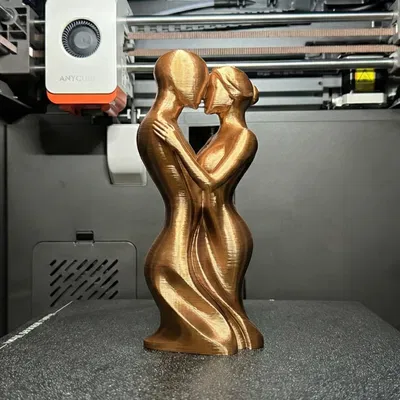 Cặp Đôi Đứng Yêu Nhau - Mẫu In 3D Ngày Valentine