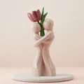 Blooming Love – Tượng Cặp Đôi Ôm Hoa (Couple with Flower Sculpture) - Thumbnail 1