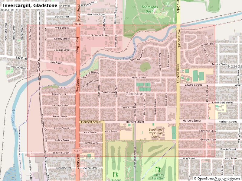 Invercargill, Gladstone (New Zealand) – Mô hình thu nhỏ 3D địa hình - Image 8