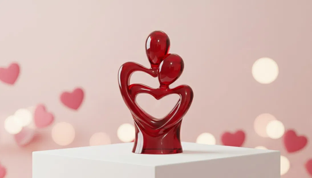 The Heart of Us - Tượng Điêu Khắc Tình Yêu Trừu Tượng - Image 1