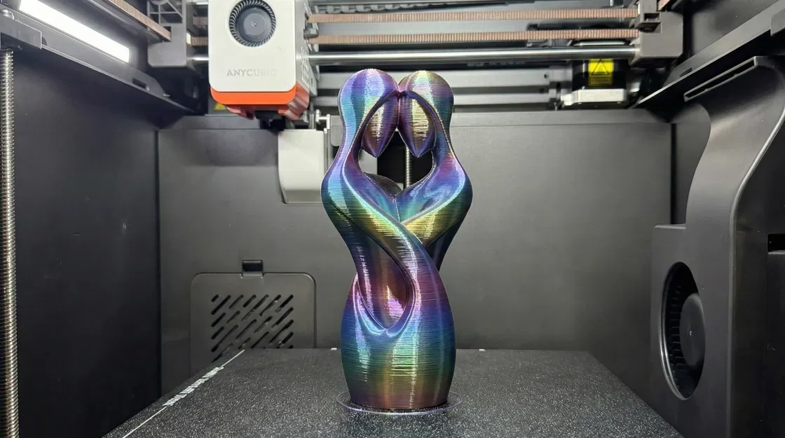 Hai Tâm Hồn, Một Suy Nghĩa – Tượng Cặp Đôi Trừu Tượng - Image 2