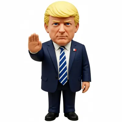 Trump đang chào kiểu quân đội