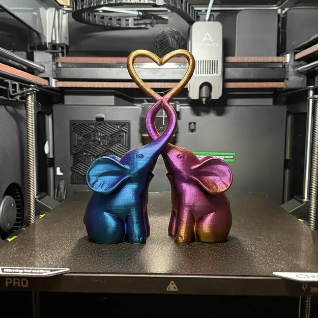 Infinite Bond - Cặp Voi Tình Nhân với Vòi Xoắn Đan Nhau - Image 2