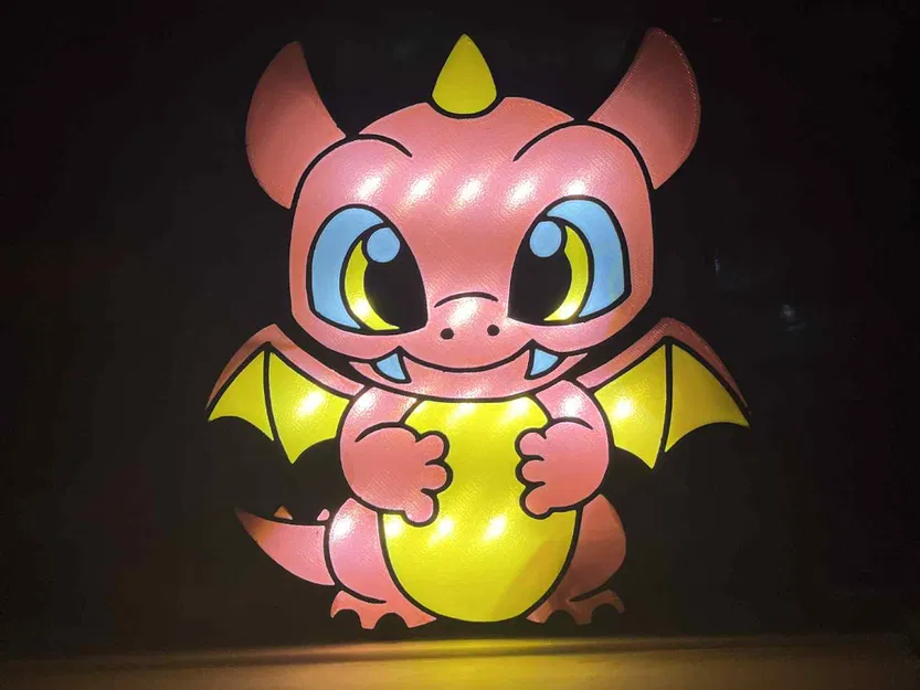 Hộp đèn Baby Dragon - Image 1