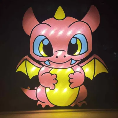 Hộp đèn Baby Dragon