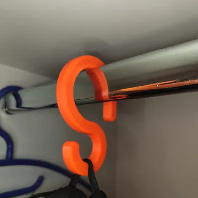 Móc treo thanh tủ quần áo (Closet Rail Hook)