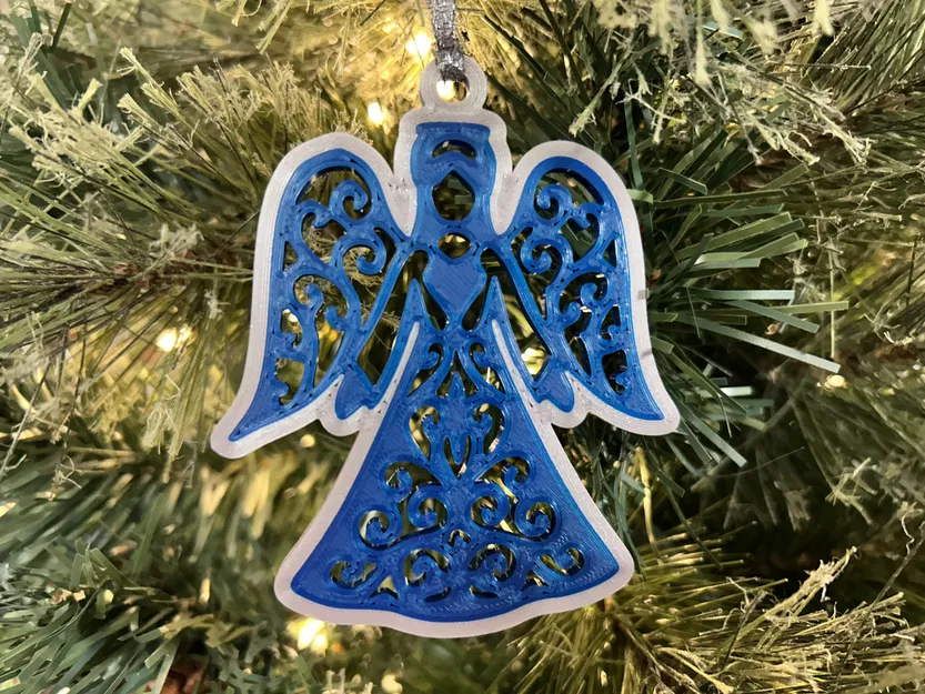 Mẫu Trang Trí Thiên Thần Lưới Filigree (Filigree Angel Ornament) - Image 2