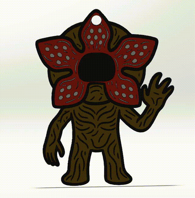 Stranger Things Demogorgon - Móc khóa - Image 1